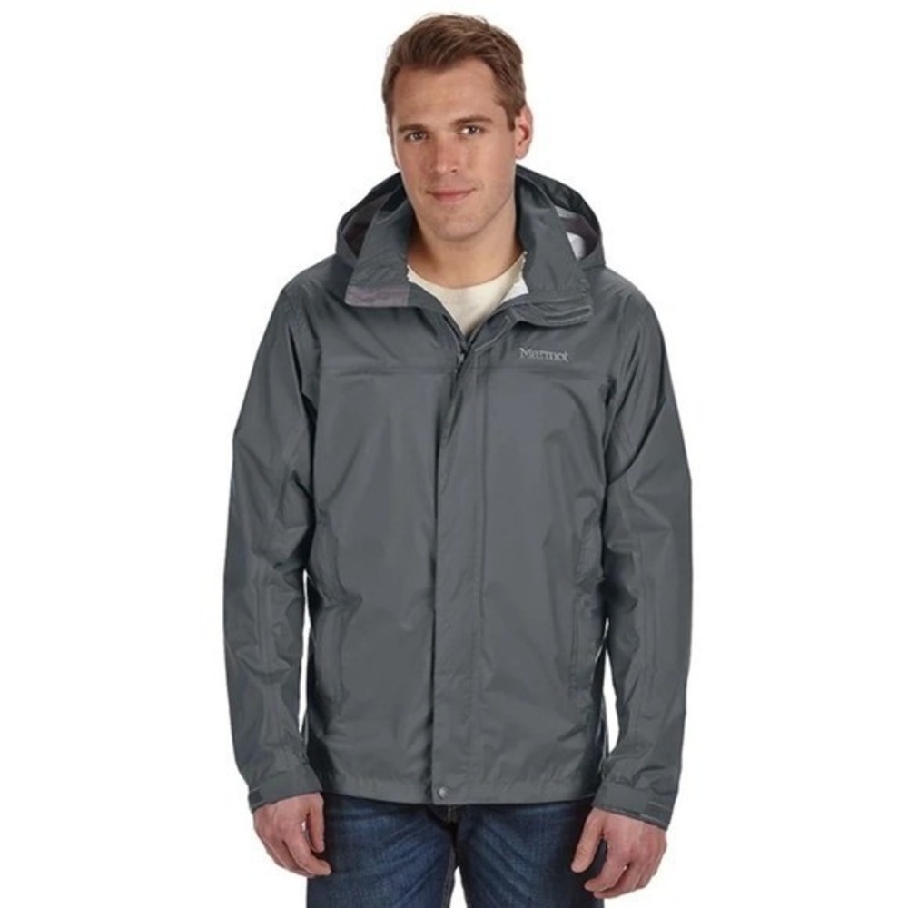Marmot Dark Gray PreCip Waterproof Rain Jacket XL Gorpcore Outdoors